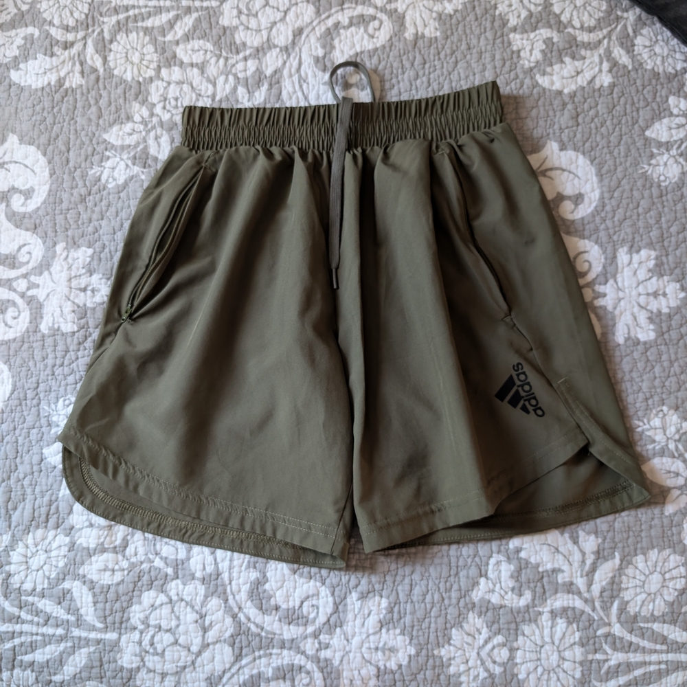 adidas Olive Athletic Shorts